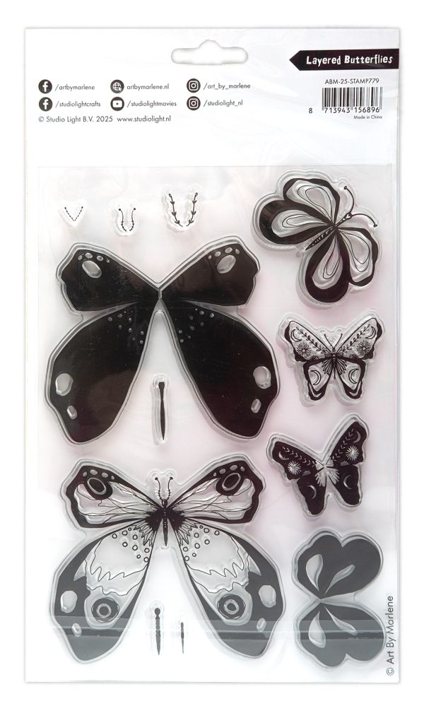 Pre order Stamp Layered butterflies - Afbeelding 2